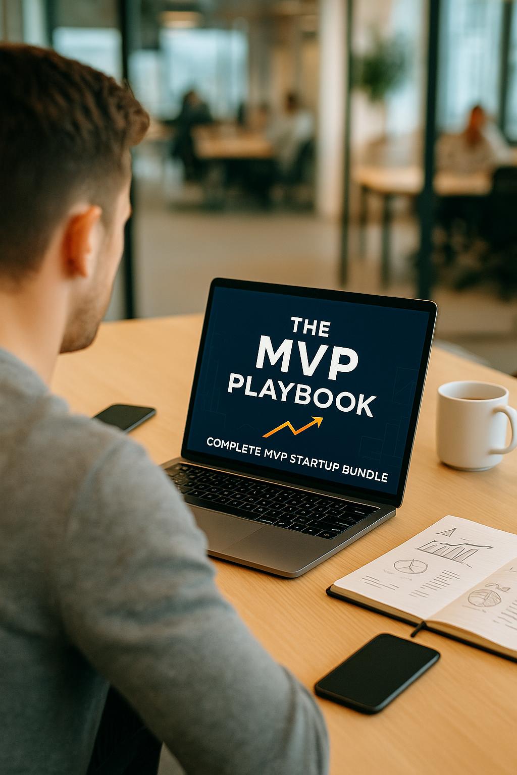 The MVP Playbook | Business Plan eBook to Launch Your Startup, Validate Your Idea and Build a Product | Entrepreneur Guide & Startup Planner