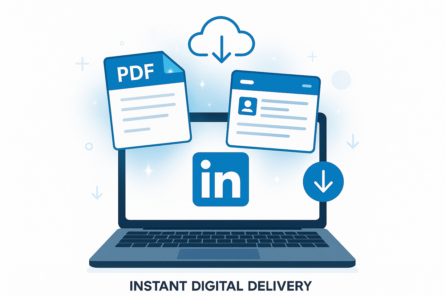 Technical Details
Delivery: Instant digital download
Format: PDFs + email templates
Compatibility: Designed for LinkedIn Ads ecosystem
