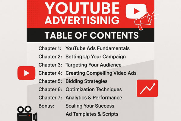 YouTube Ads Guide for Beginners | Video Marketing Ebook | YouTube Advertising PDF