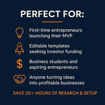 The MVP Playbook | Business Plan eBook to Launch Your Startup, Validate Your Idea and Build a Product | Entrepreneur Guide & Startup Planner