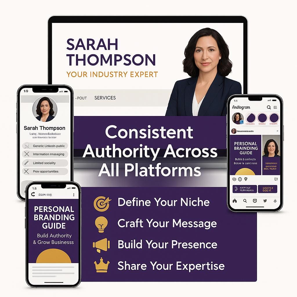 Personal Branding Guide | Build Authority Without Showing Face | Introvert Entrepreneur Ebook