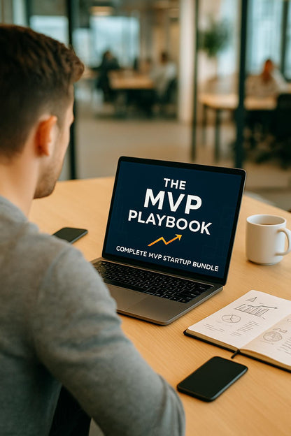 The MVP Playbook | Business Plan eBook to Launch Your Startup, Validate Your Idea and Build a Product | Entrepreneur Guide & Startup Planner