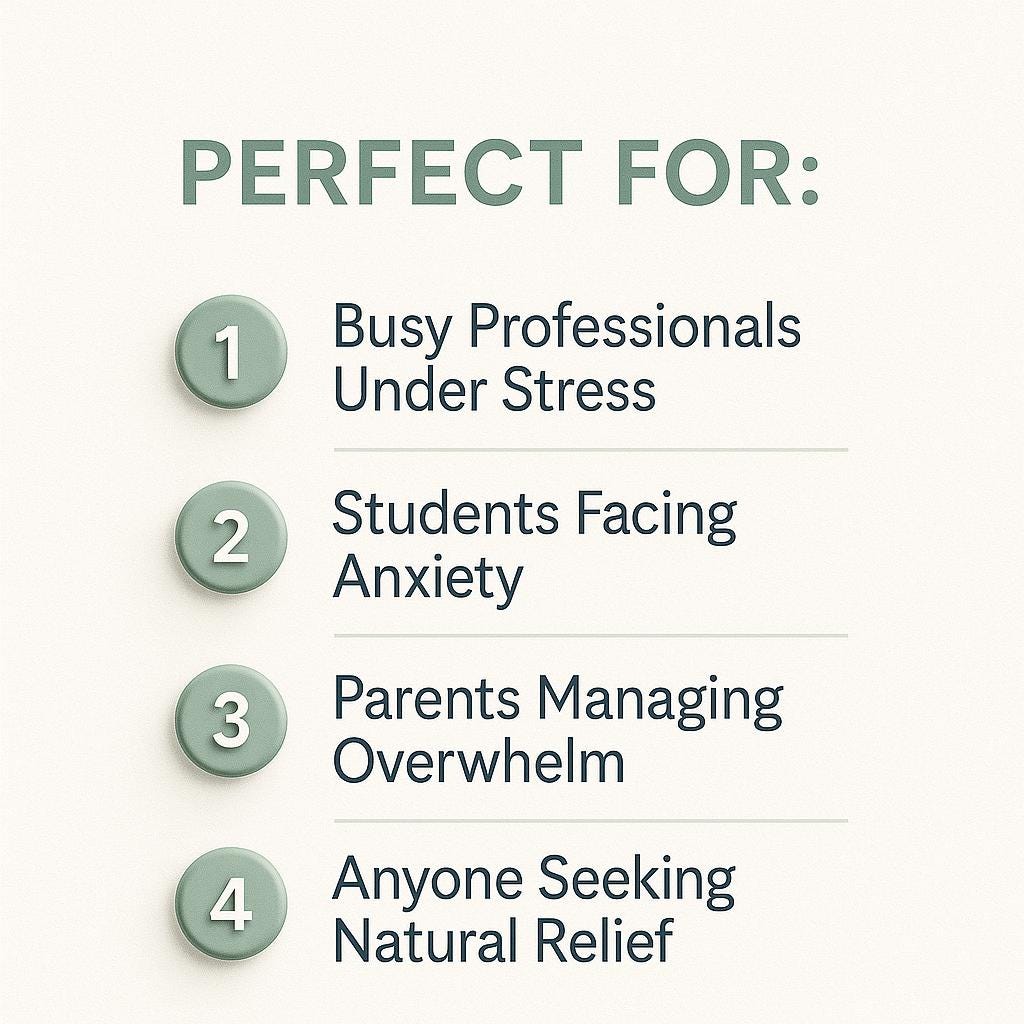List of scenarios where a product or service is 'Perfect For' on a white background.