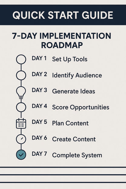 Build Your Content Machine | Step-by-Step Content System for Creators | Idea Bank, Calendar & Workflow Guide