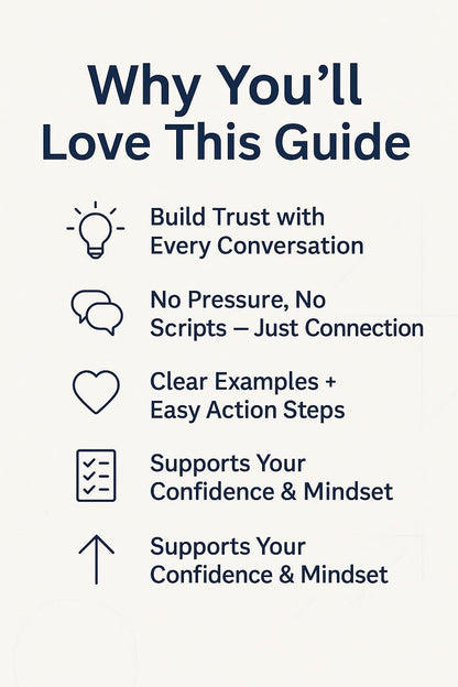 List of reasons why a guide is beneficial, with icons and text on a white background.